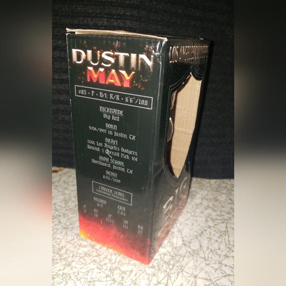 Los Angeles Dodgers Big Red Dustin May Bobble head 2022 - Picture 3 of 7